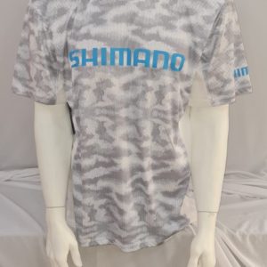 Short Sleeve Fishing Shirt – White Camo