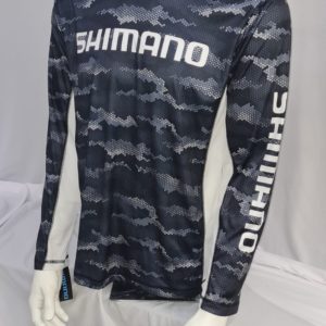 Long Sleeve Fishing Shirt – Charcoal Camo