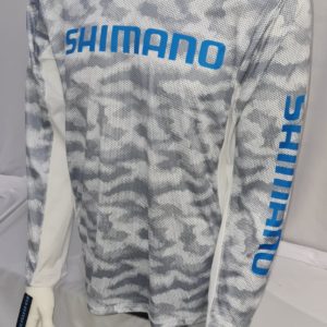 Long Sleeve Fishing Shirt – White Camo